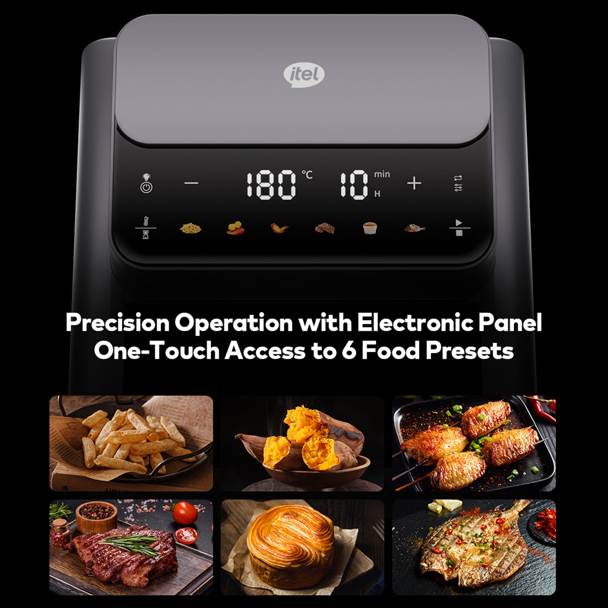 Air Fryer Digital 3 7L Deep Grey | Eid Deal