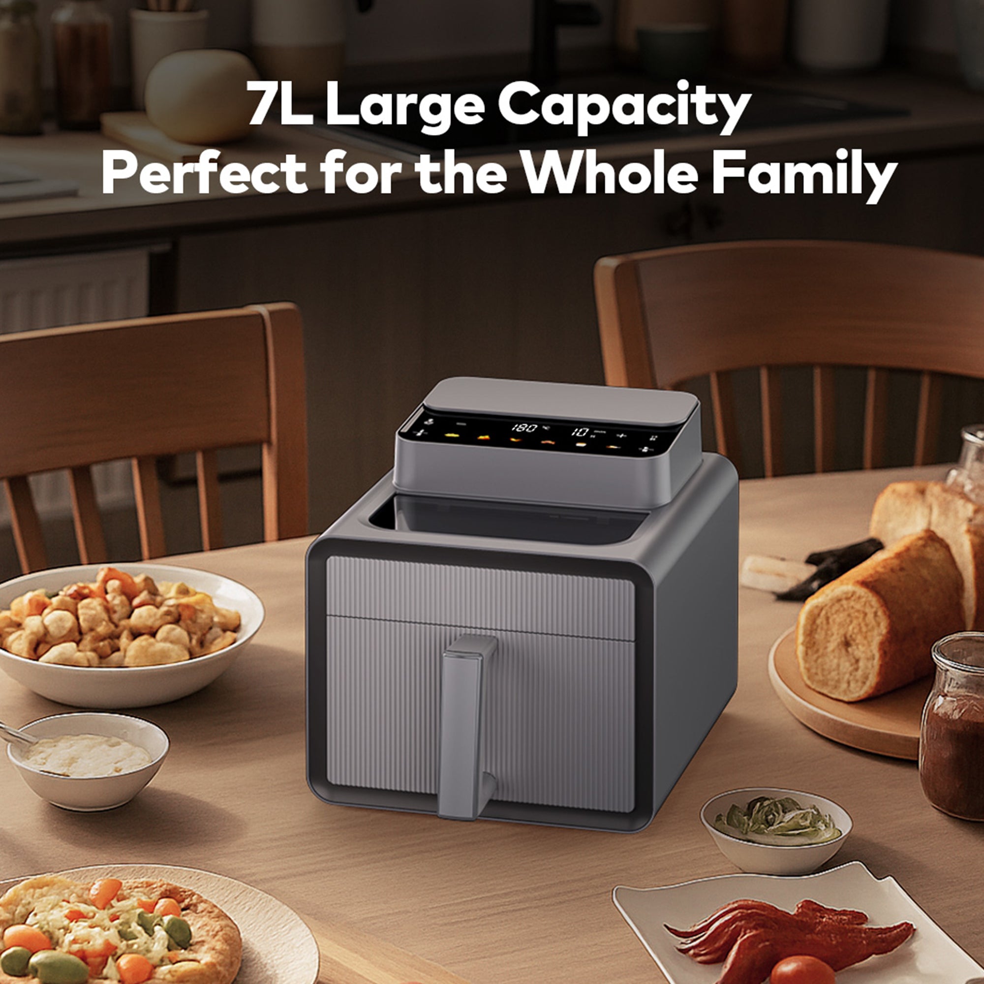 Air Fryer Digital 3 7L Deep Grey | Eid Deal