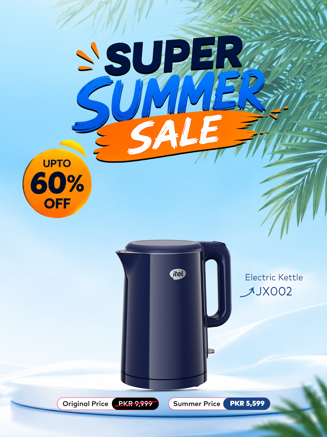 Electric Kettle JX002 Super Summer Sale