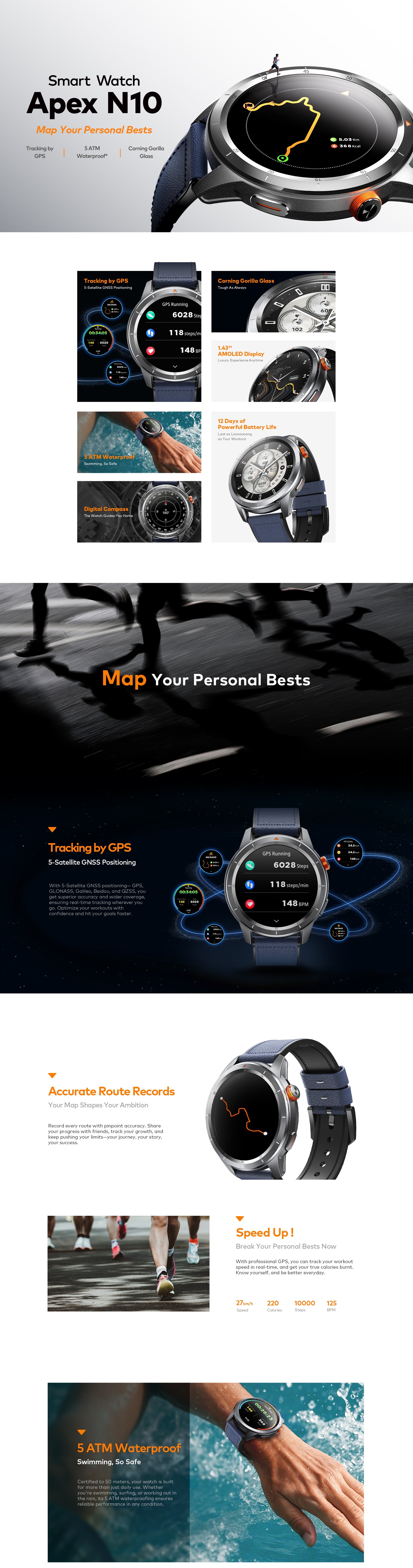 Apex N10 Smartwatch