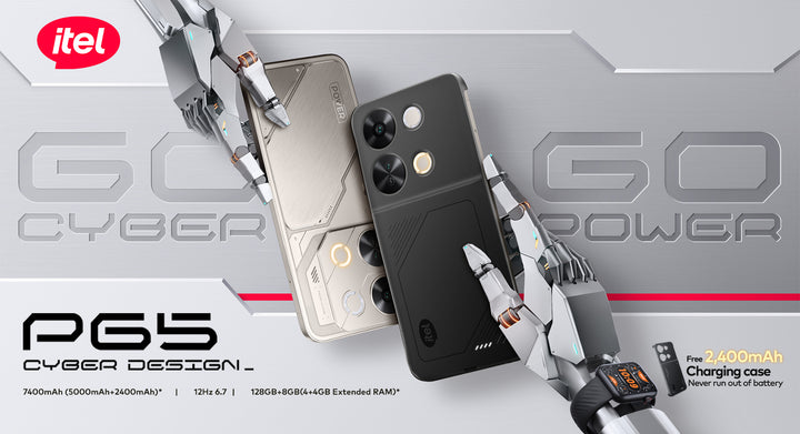 itel Unveils P65, The First Powerful Cyber Design Smartphone Featuring Bundle Free Charging Case