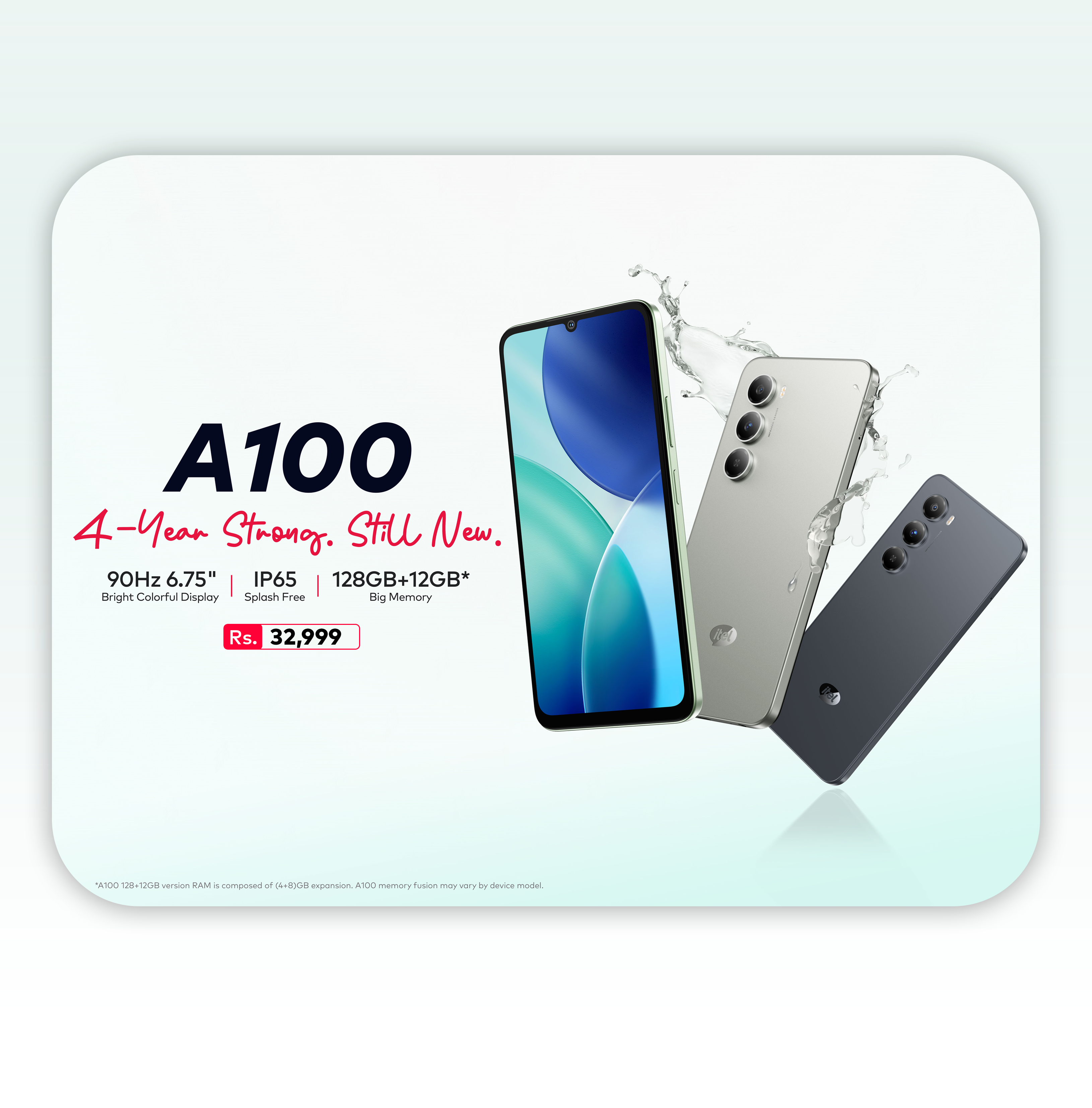A100 | 128GB + 12GB*