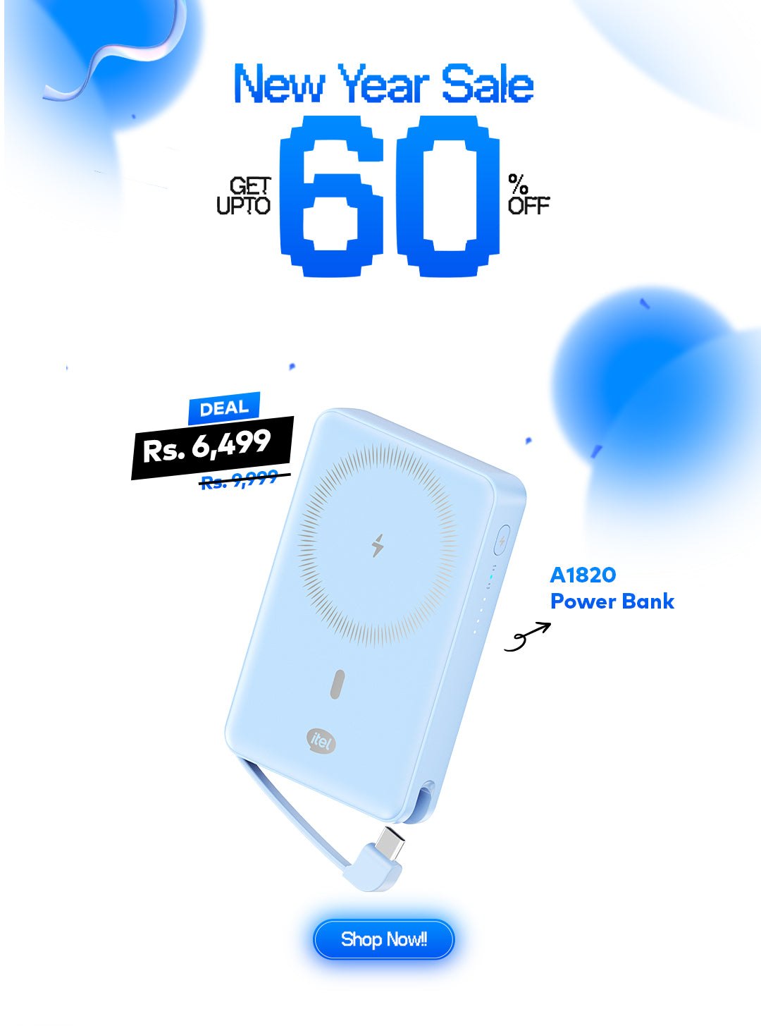 A1820 Power bank - New Year Sale