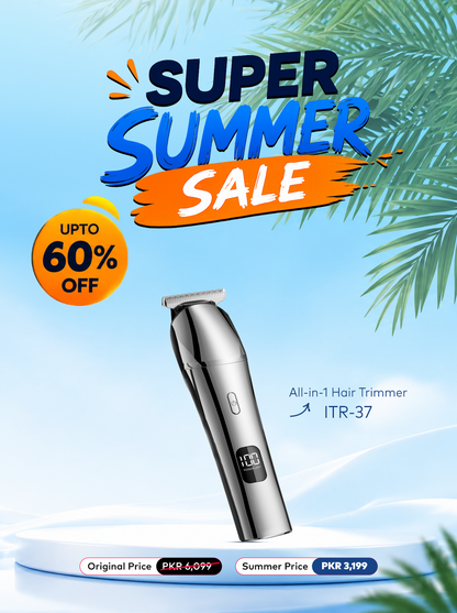 All-in-1 Hair Trimmer ITR-37 Super Summer Sale