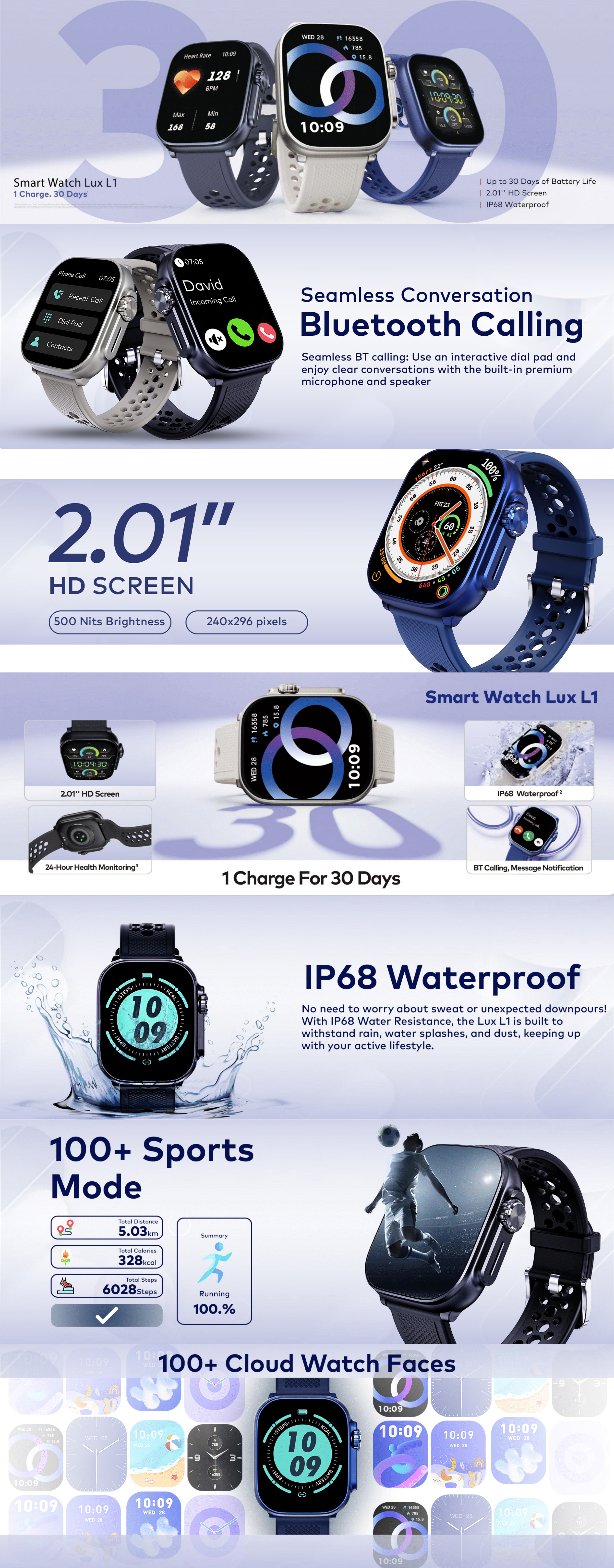 Itel Lux L1 Smart Watch | 1 Year Warranty Itel Lux L1 Smart Watch | 1 Year Warranty