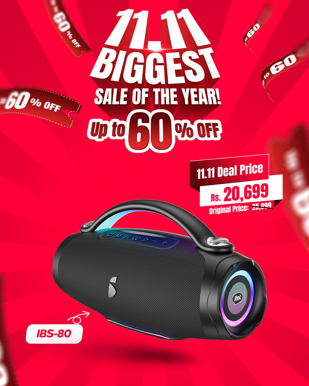 BoxParty | Portable Thunder Speaker - 11.11 Sale