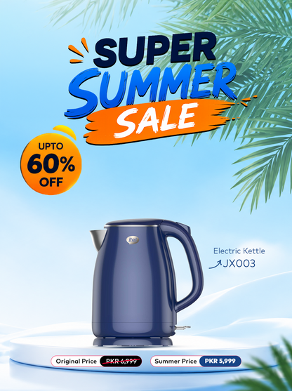 Electric Kettle JX003 Super Summer Sale