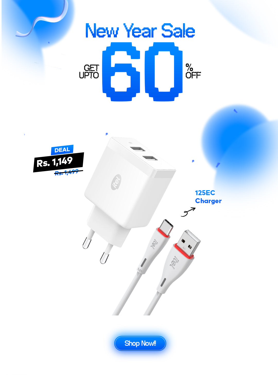 125EC Charger - New Year Sale