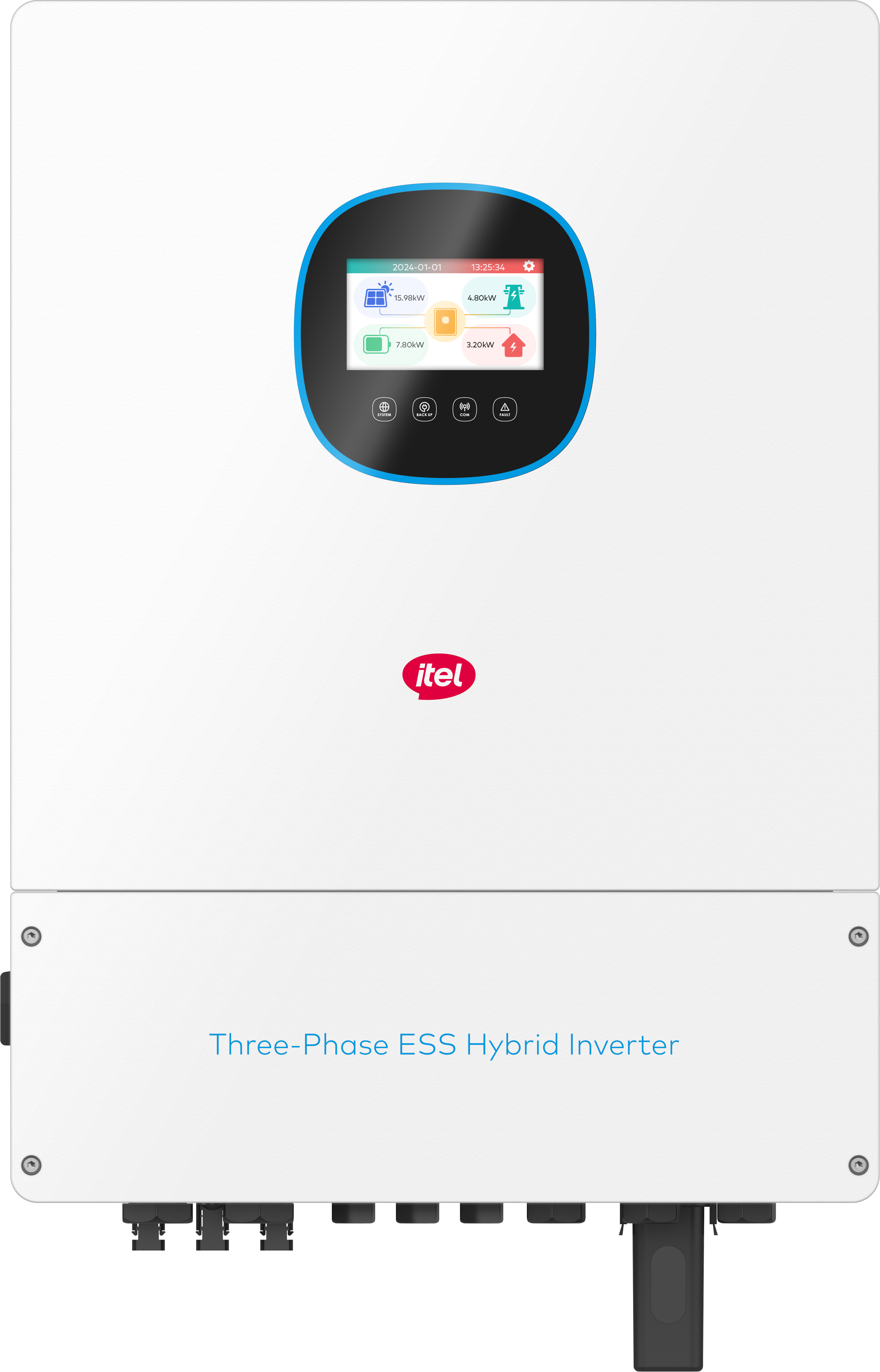 itel IP66 8kW / 12kW Hybrid Solar Inverter (3 Phase) – IHY-KL3 Series