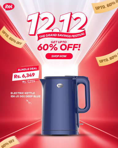 Electric Kettle JX002 - 12.12 Sale