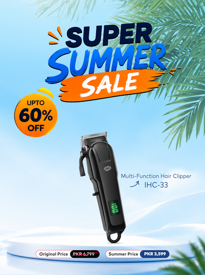 IHC-33 Multi-Function Hair Clipper Super Summer Sale