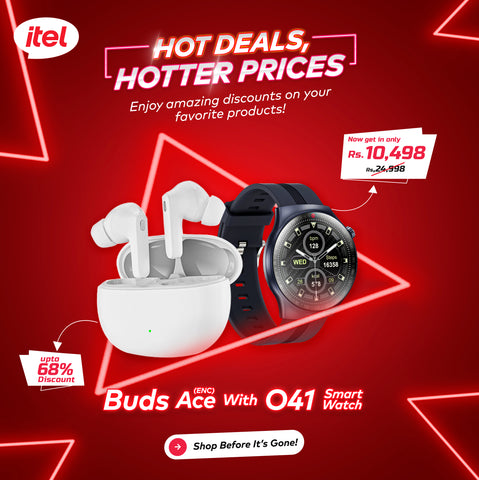 Deal 4 - Buds Ace ENC with O41 Smart Watch