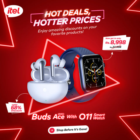 Deal 5 - Buds Ace ENC with O11 Smart Watch